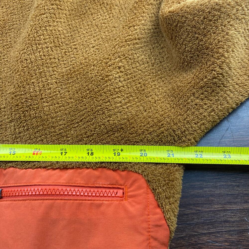 Patagonia Brown and Orange Teddy Jacket with Plush Fleece - Picture 7 of 12